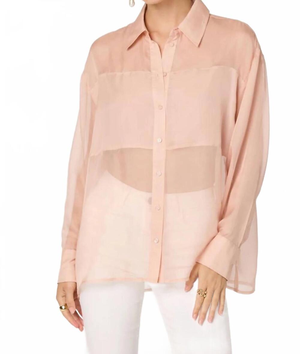 NEW ASTR evie blouse in blush